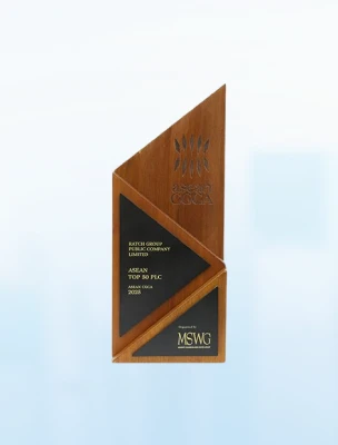 The ASEAN Top 50 PLCs Award is presented to companies ranked among the top 50 highest-scoring listed companies in the ASEAN region.