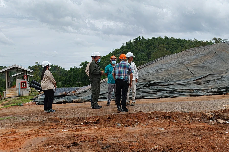 Example of supplier audit for unused
				material disposal